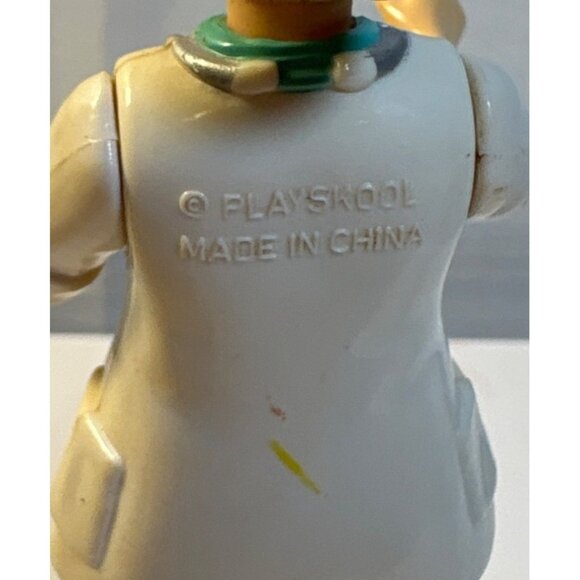 Playskool Woman Doctor Nurse Dollhouse Blonde People Doll 1994 - Picture 5 of 6